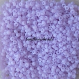 10 Gramm - Matubo Rocailles 8/0 - opal dark violet matt